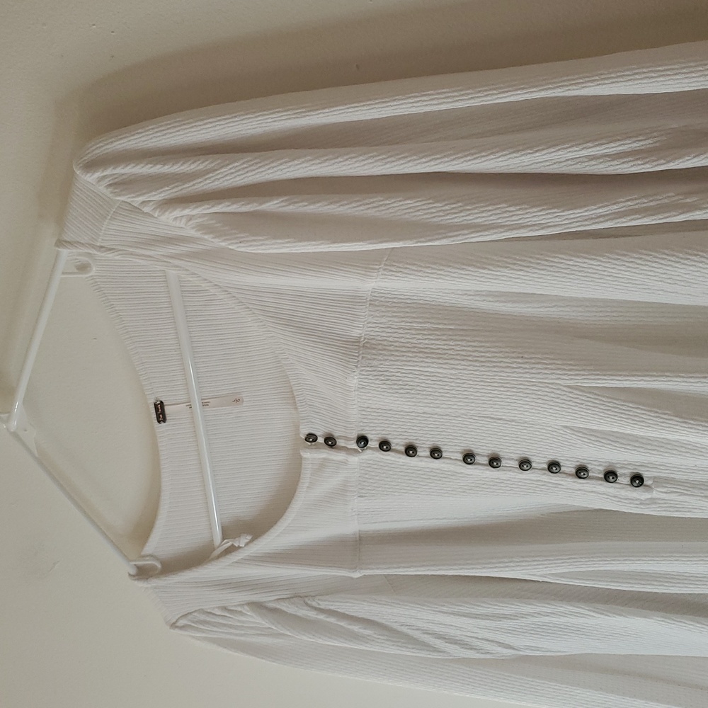 Bundle 2 Free People Basic Textured Longsleeve To… - image 8